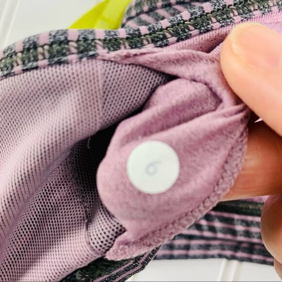 Lululemon Seek the Heat Sports Bra Sz 6 Purple - Picture 7 of 8